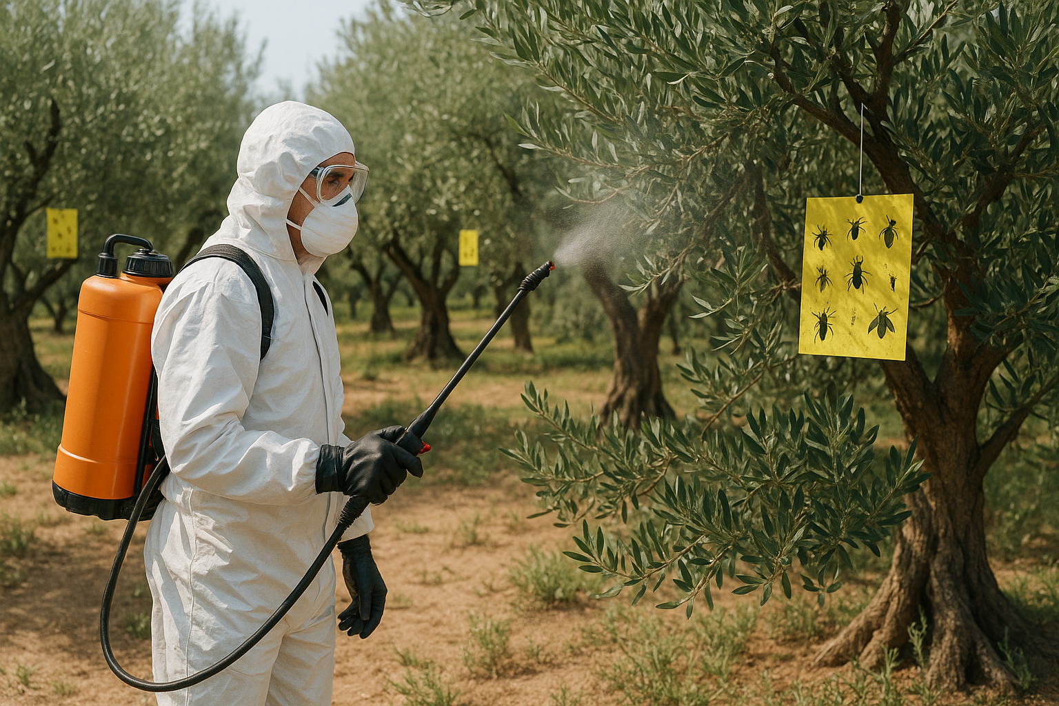 Zeytin zararlılarıyla mücadele